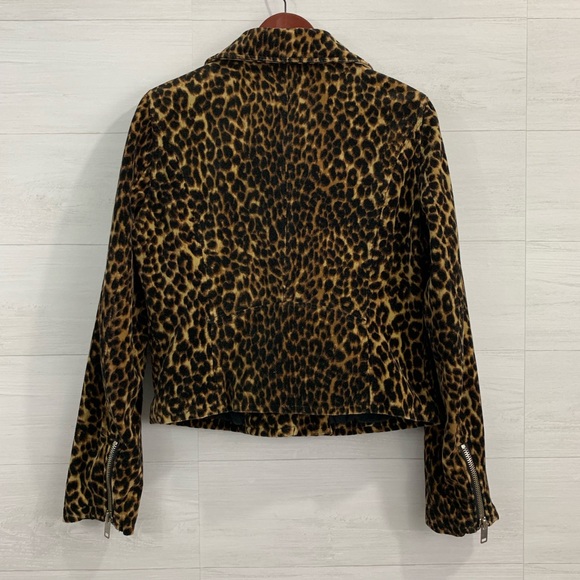 Denim & Supply Ralph Lauren Leopard Moto Jacket - Picture 6 of 7